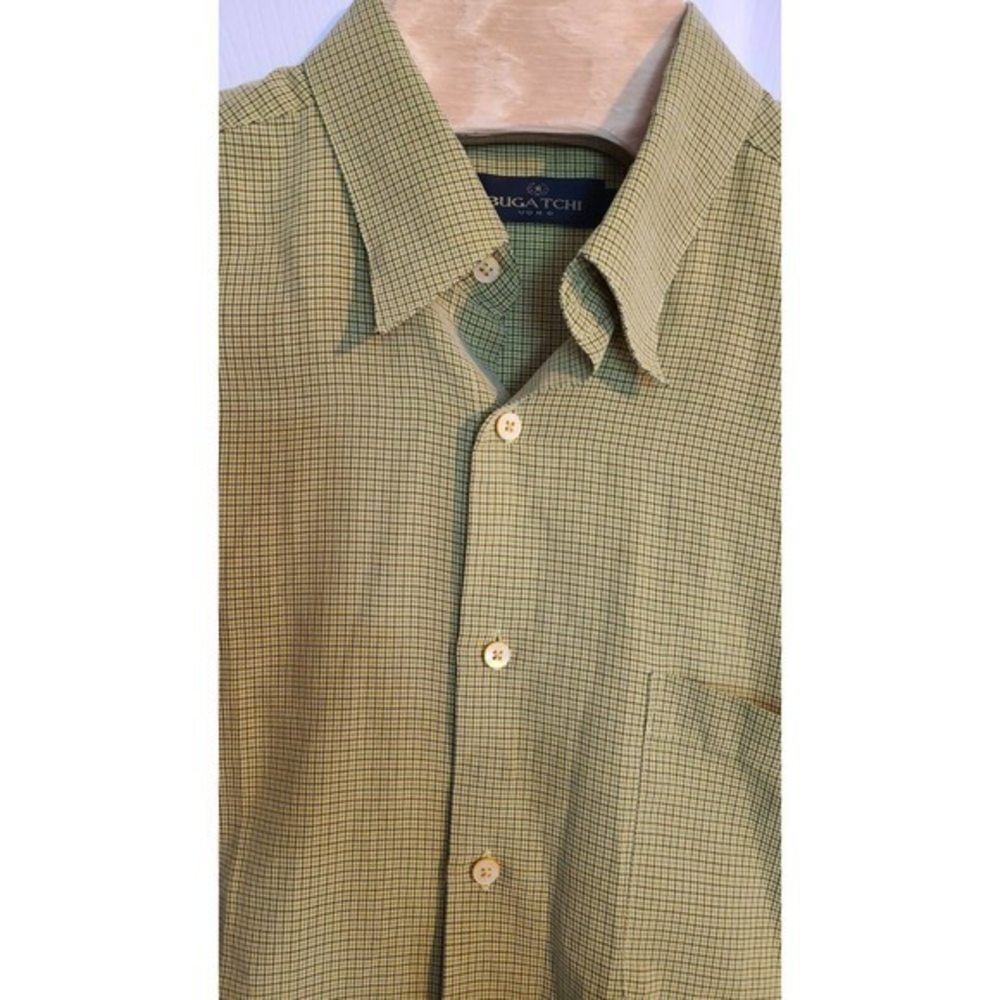 Bugatchi Uomo Button up Shirt Size Large Long Sleeves